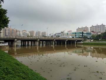 河畔风景 广西玉林南流江