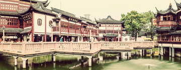 上海城隍庙怀旧老照片全景 高清