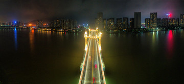 珠海白石桥夜景