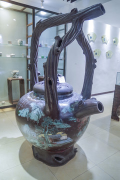 茶壶雕塑