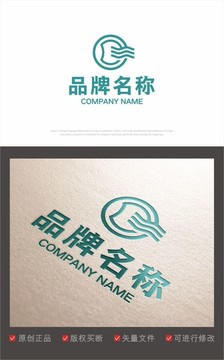 logo 标志 D 字母D 海