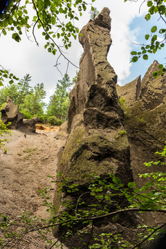 长白山 火山 土林 奇石 地质