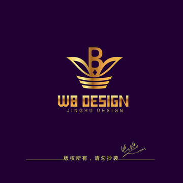 WB标志设计 皇冠logo