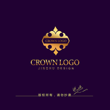 珠寶標(biāo)志 皇冠logo cc