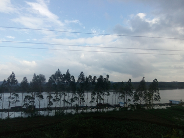 乡村河畔风景 非高清