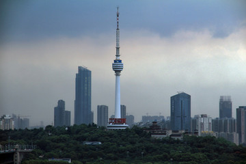 武汉长江城市风光电视塔