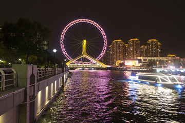 天津之眼夜景