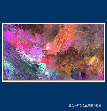 抽象油畫