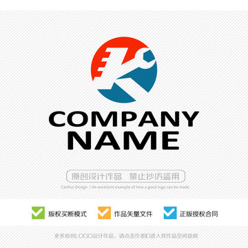 K字母 LOGO設(shè)計(jì)