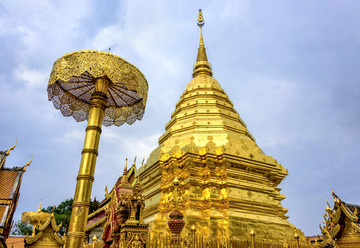 东南亚泰国泰北清迈双龙寺素贴寺