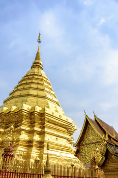 东南亚泰国泰北清迈双龙寺素贴寺