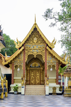 东南亚泰国泰北清迈双龙寺素贴寺