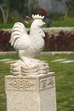 大公鸡雕塑