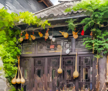 古街風(fēng)情畫