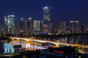 惠州城市风光夜景