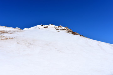 雪山 雪原