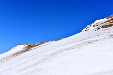 雪山蓝天 雪域