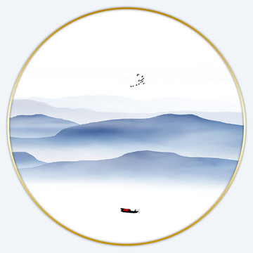 水墨山水畫