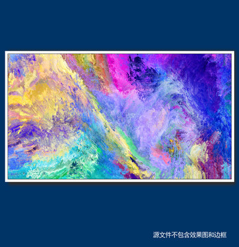 抽象油畫