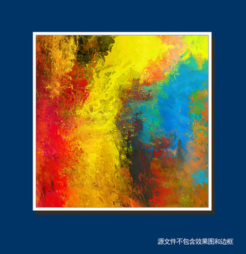 抽象油畫
