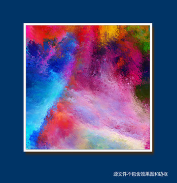 抽象油畫