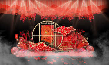 中式婚禮 中國(guó)風(fēng)婚禮 中式迎賓