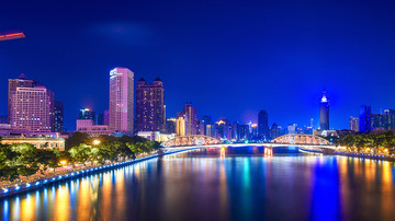 广州海珠桥夜景