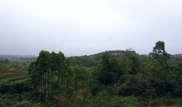 乡村山林风景 非高清