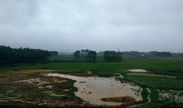 乡村湖畔风景 非高清