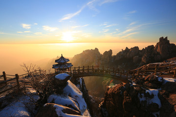 崂山 夕阳美景