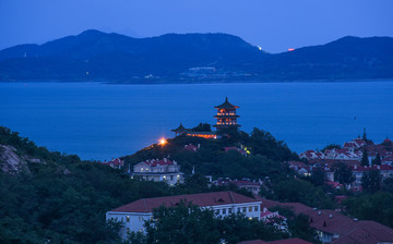 青岛小鱼山风景