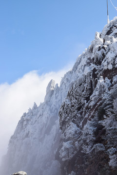 黄山雪景