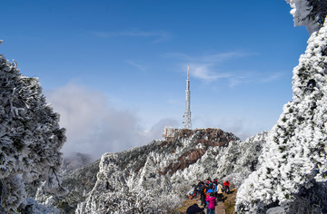 黄山雪景