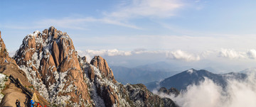 黄山雪景