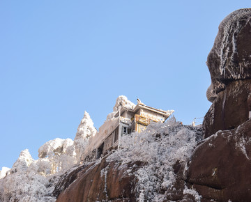 黄山雪景