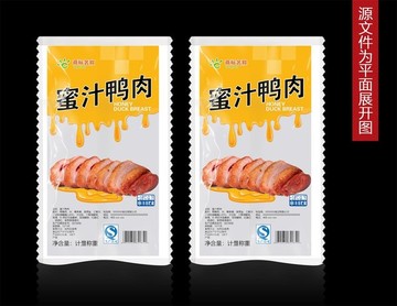 蜜汁鴨肉包裝設(shè)計(jì)