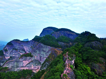 航拍桂林资源八角寨景区