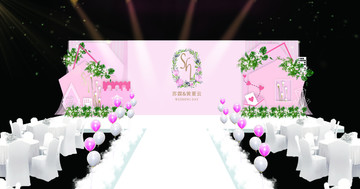 粉色爛漫婚禮