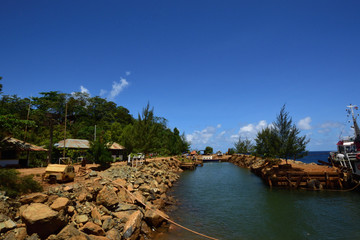 东南亚海岛 游艇码头