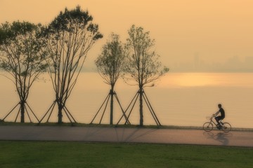 东湖绿道风景