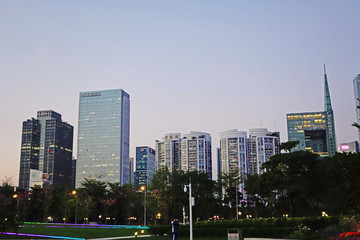 珠江新城现代化高楼大厦