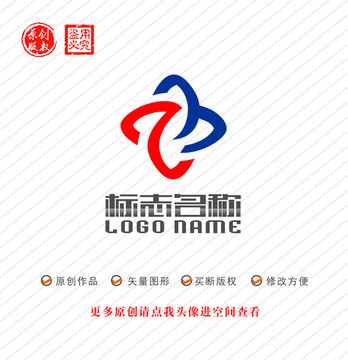 ZM字母MZ标志共赢logo