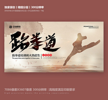 跆拳道海報(bào)