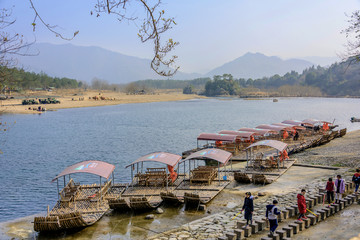 浙江温州楠溪江风景区狮子岩景区