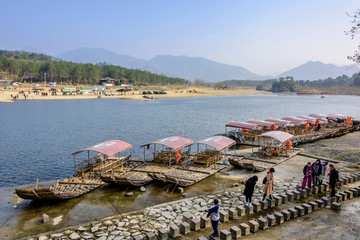 浙江温州楠溪江风景区狮子岩景区