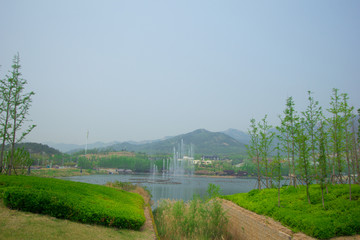 青岛世园公园 喷泉