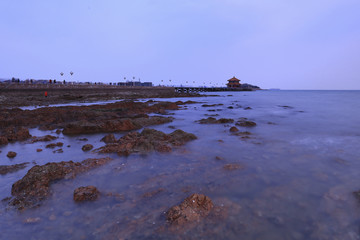 青岛海边风景 栈桥风景