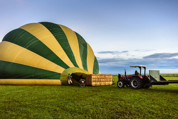 东非肯尼亚马赛马拉热气球