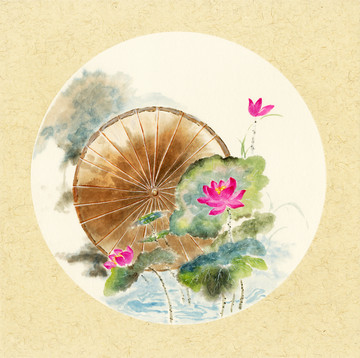 新中式古風(fēng)水墨畫(huà)