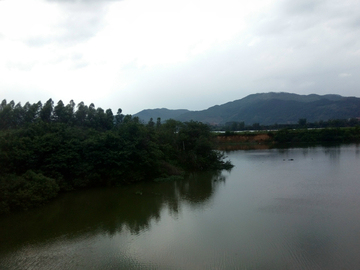 乡村河流湖泊 非高清